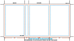 U-card for cassette with 1 panel