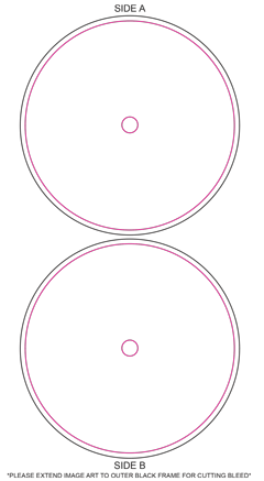 7 inch label template