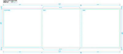 12" Vinyl Gatefold Jacket (3-panel digital print)