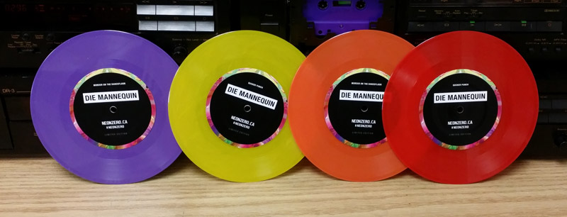 7 inch rush vinyl #neonzero